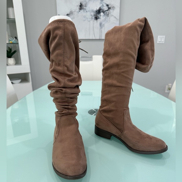 Venus Brown Slouch Boots Size 8.5 - Picture 3 of 7